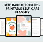Self Care Checklist – Printable Self-Care Planner