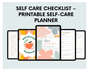 Self Care Checklist – Printable Self-Care Planner