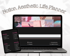 Notion Aesthetic Life Planner