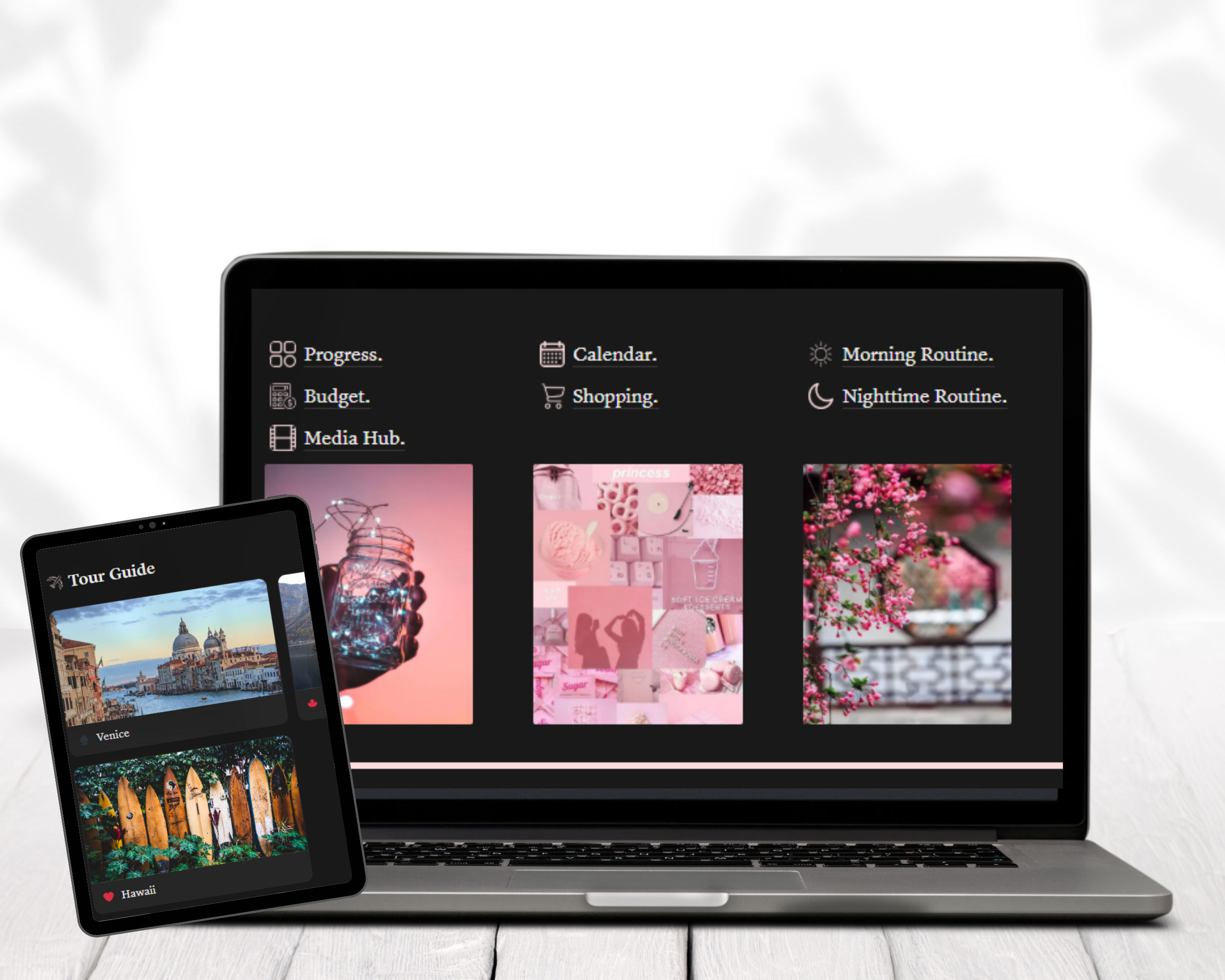 Notion Aesthetic Life Planner