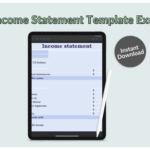 Income Statement Template Excel